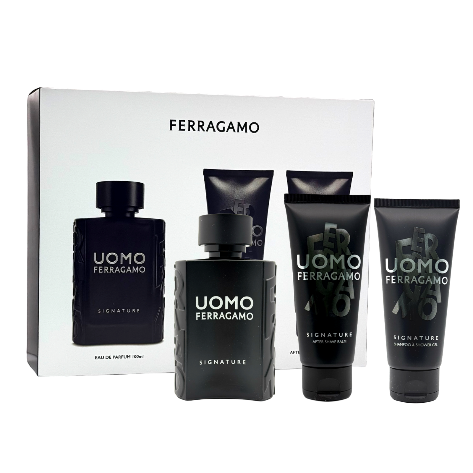 Gift Set Signature Uomo by Salvatore Ferragamo 3pcs – Valencia