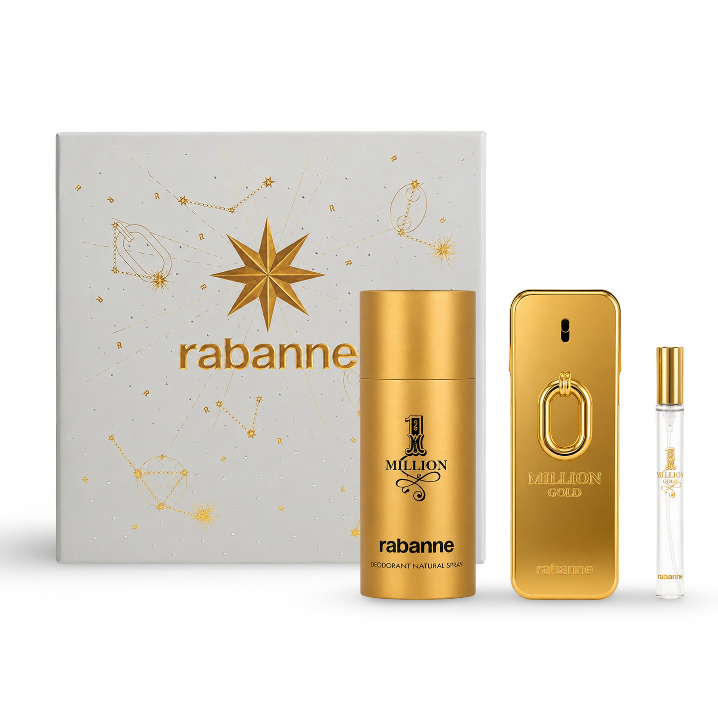 Gift Set One Million Gold Intense by Paco Rabanne for Men