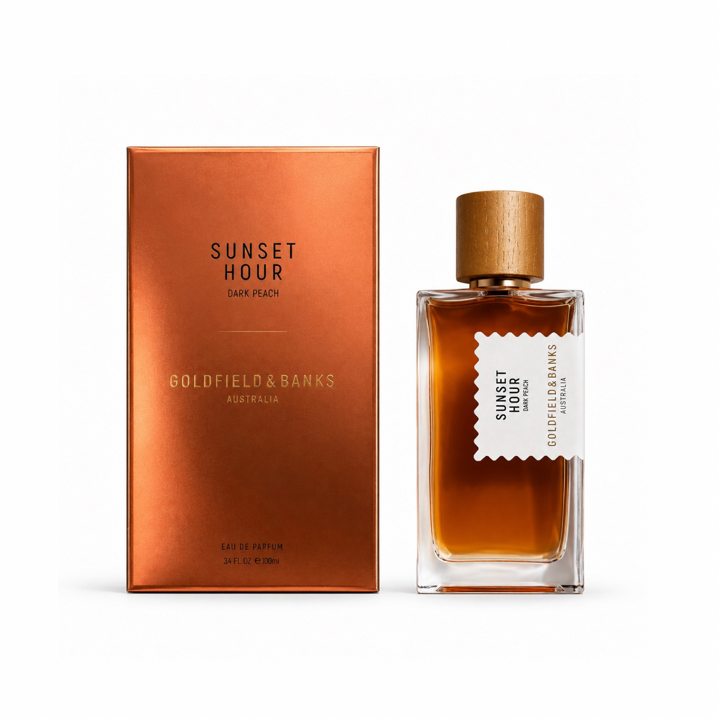 Sunset Hour Dark Peach by Goldfield & Banks Unisex