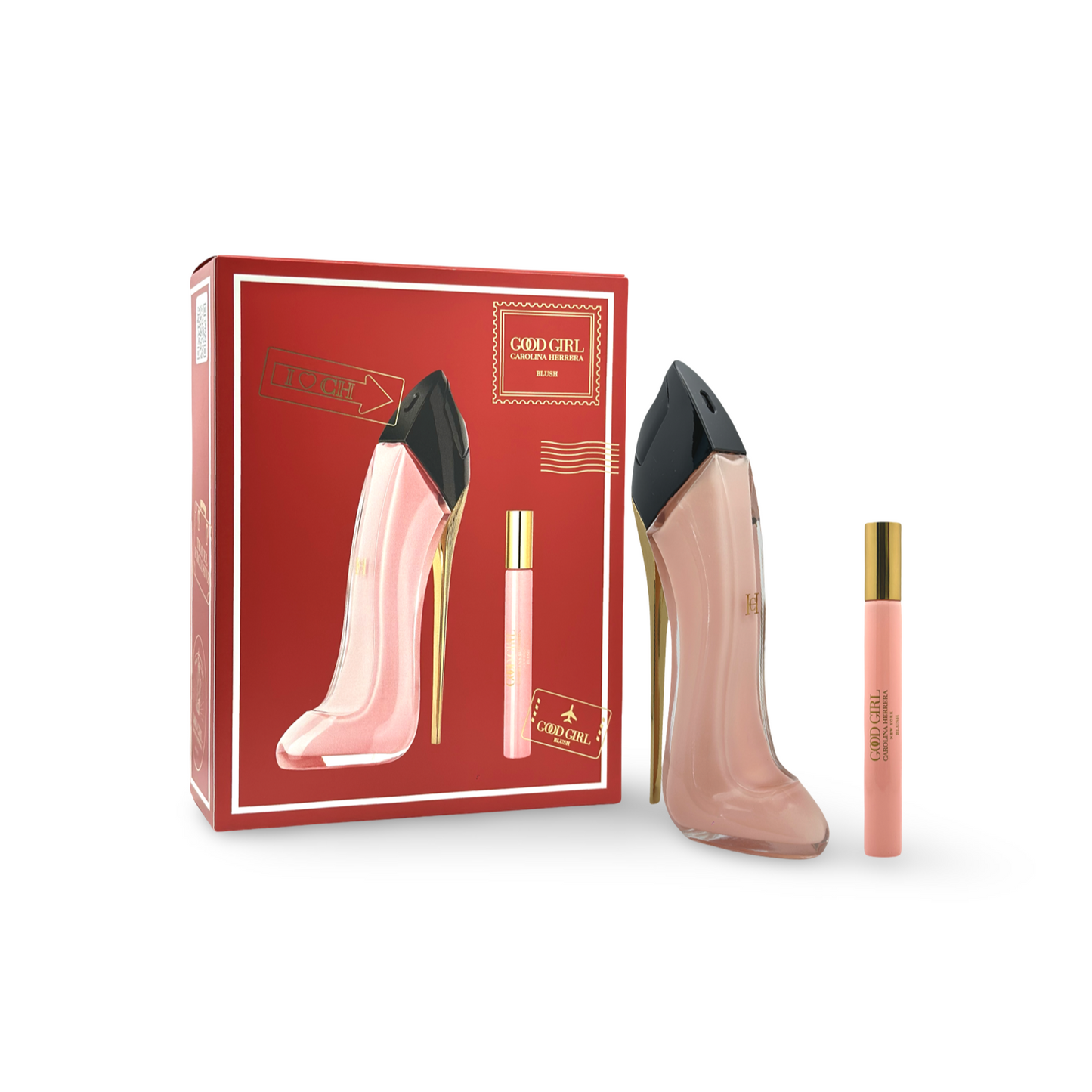 Gift Set Travel Good Girl Blush by Carolina Herrera 2pcs