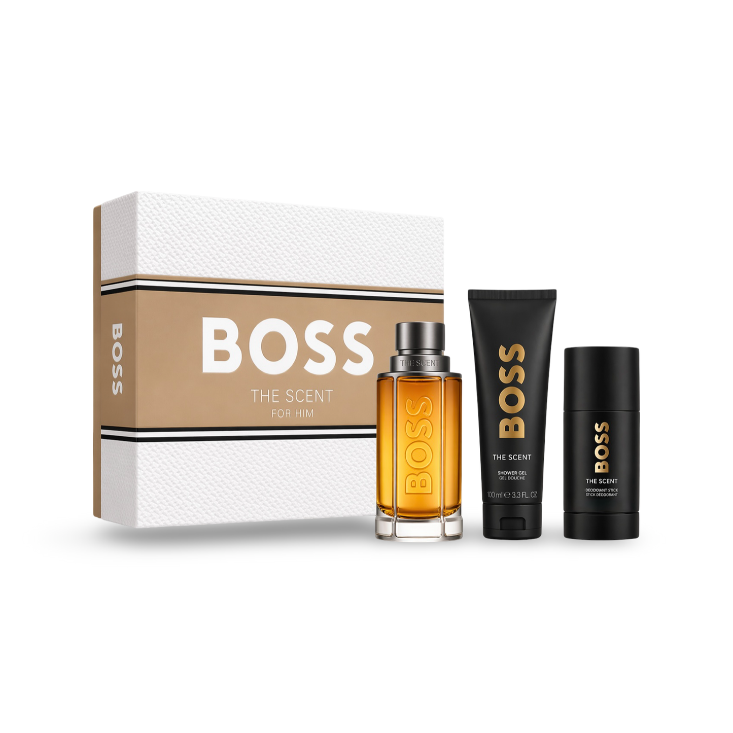 Gift Set The Scent for him by Hugo Boss 3pcs