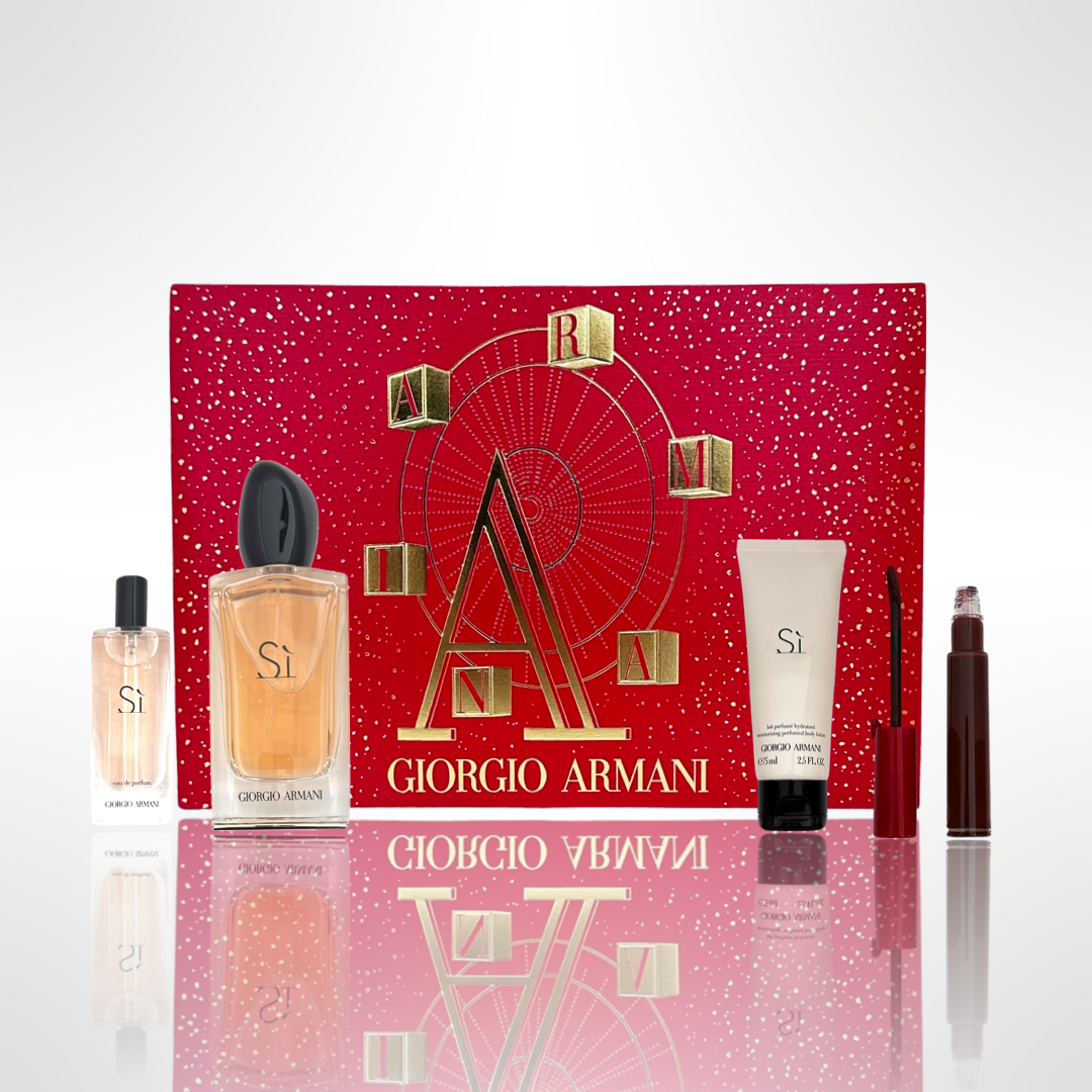Armani si red gift discount set