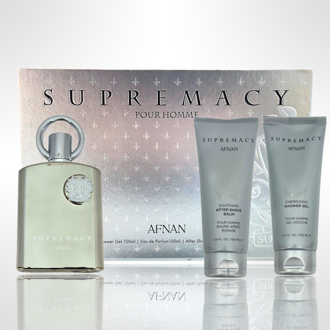 Gift Set Supremacy Silver By Afnan – Valencia