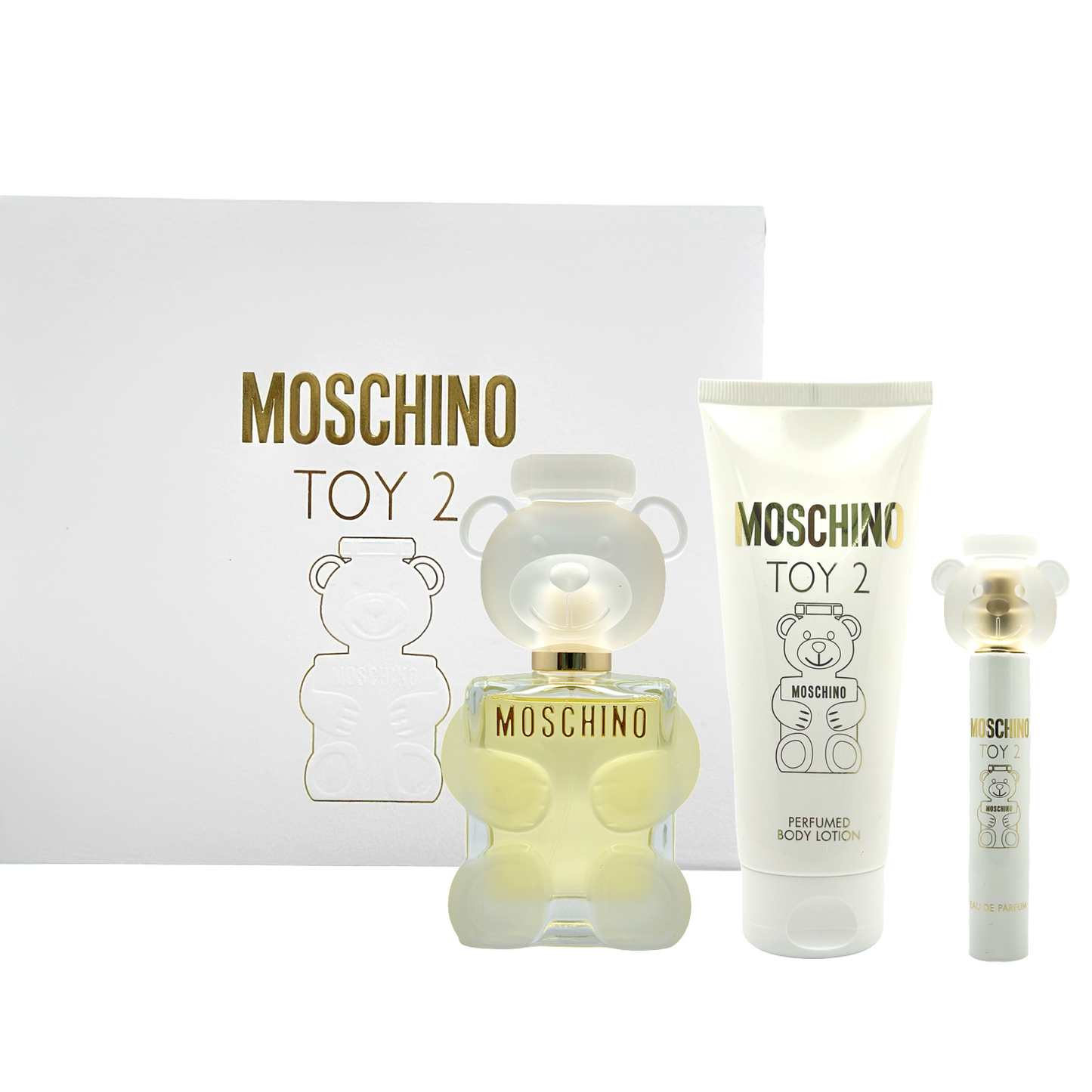 Gift Set Toy 2 by Moschino 3pcs