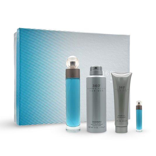 Gift Set 360° For Men by Perry Ellis 4 pcs