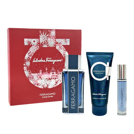 Gift Set Ferragamo Intense Leather by Salvatore Ferragamo