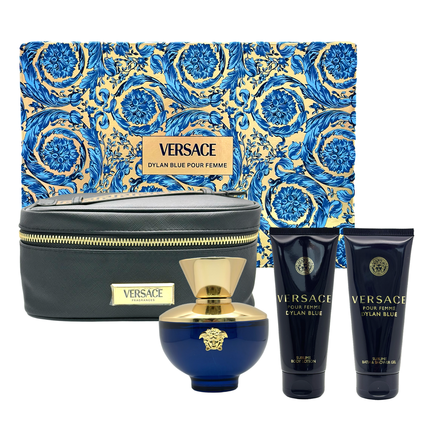 Gift Set Dylan Blue Pour Femme by Versace 4pcs