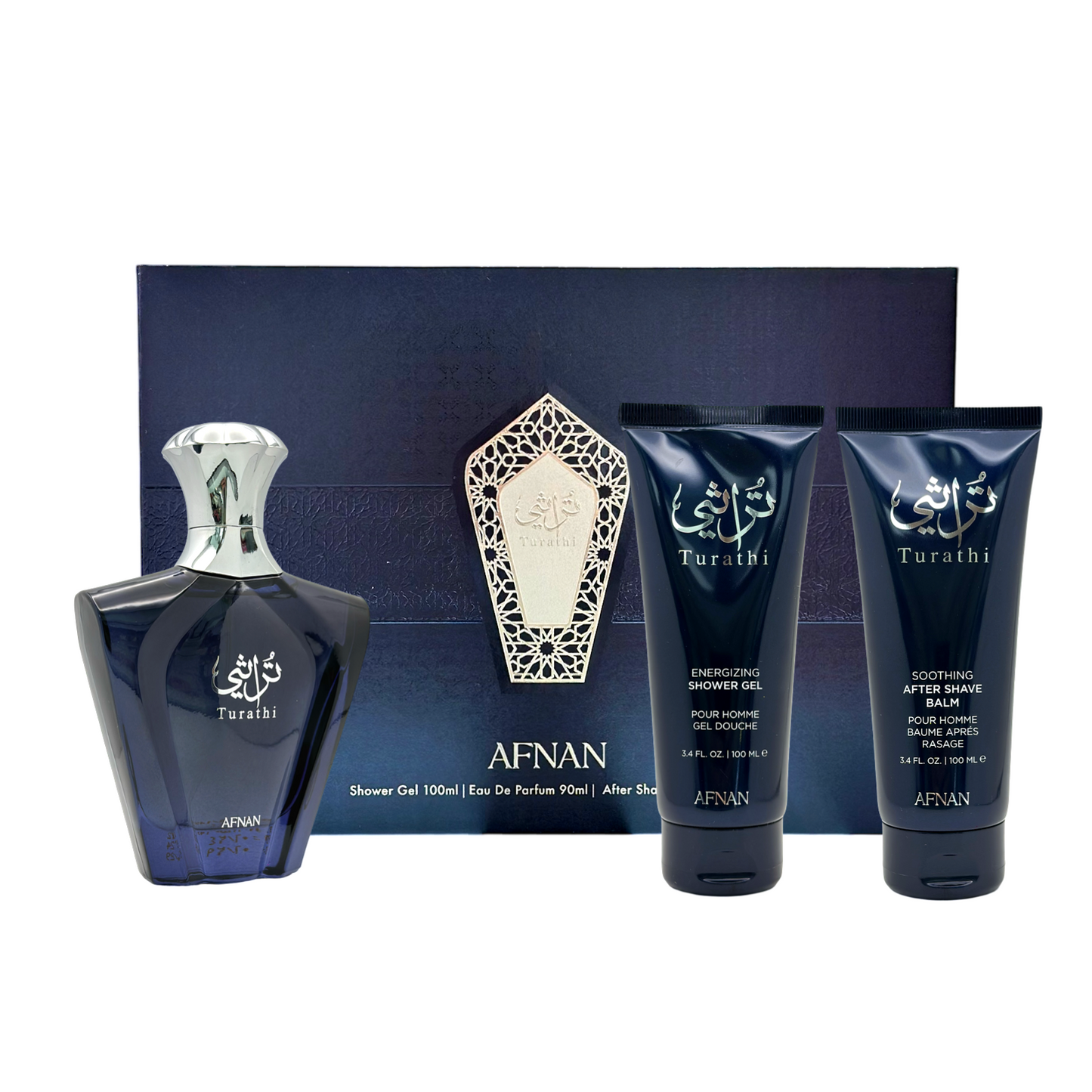 Gift Set Turathi Blue by Afnan 3pcs