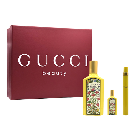 Gift Set Gucci Flora Georgeous Orchid 3pcs