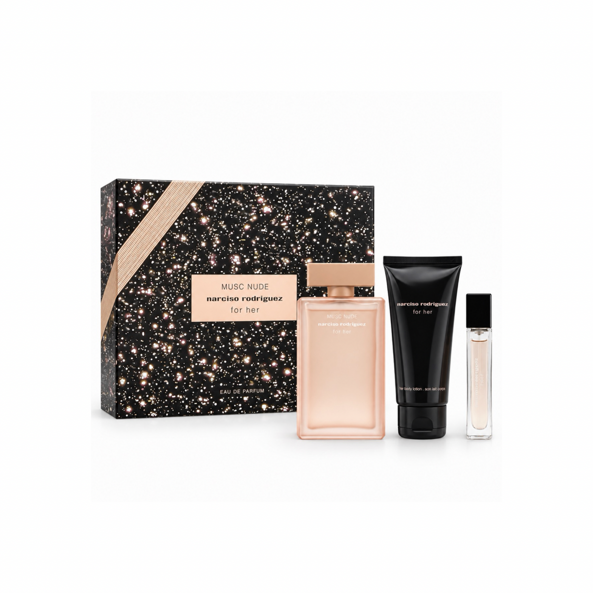 Gift Set Musc Nude for her by Narciso Rodrguez 3pcs