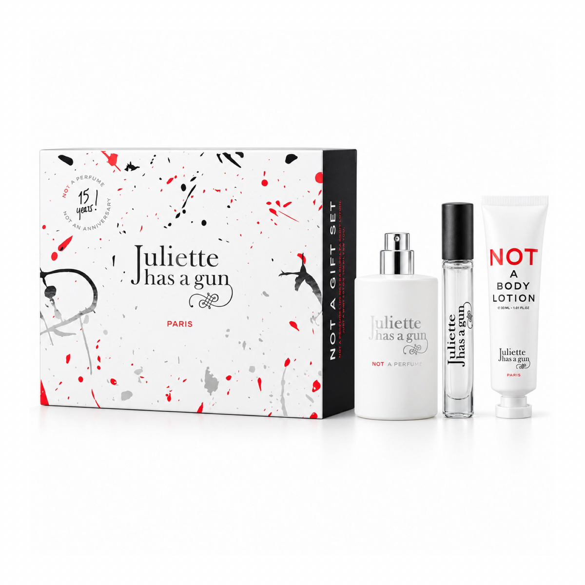 Gift Set Not a Perfume by Juliette has a gun