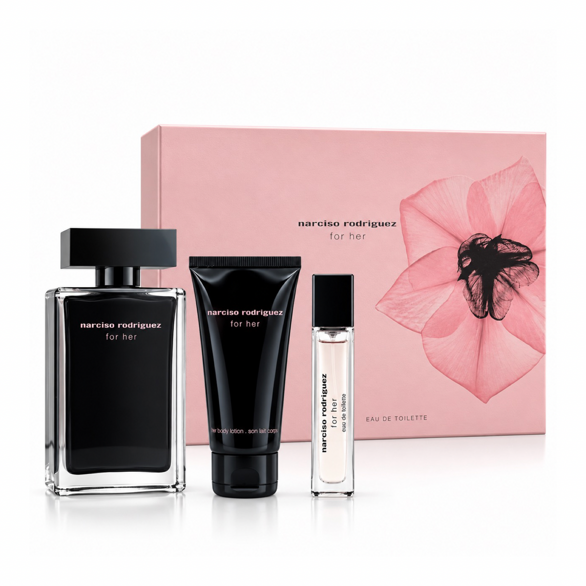 Gift Set Narciso Rodríguez for her 3pcs