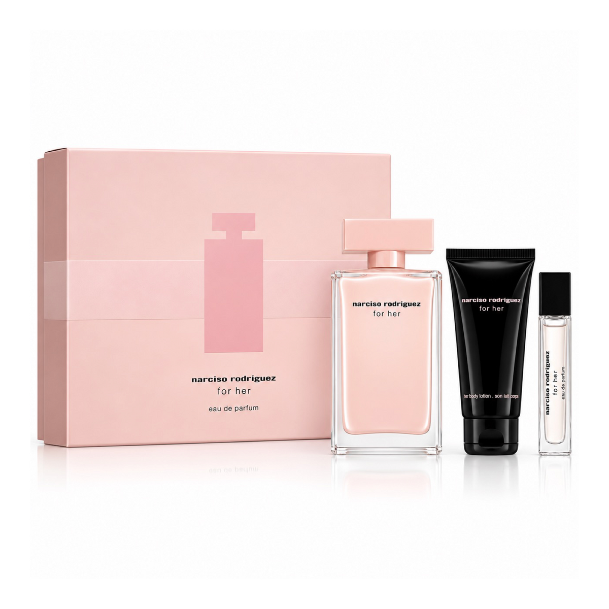 Gift Set Narciso Rodriguez for her 3pcs