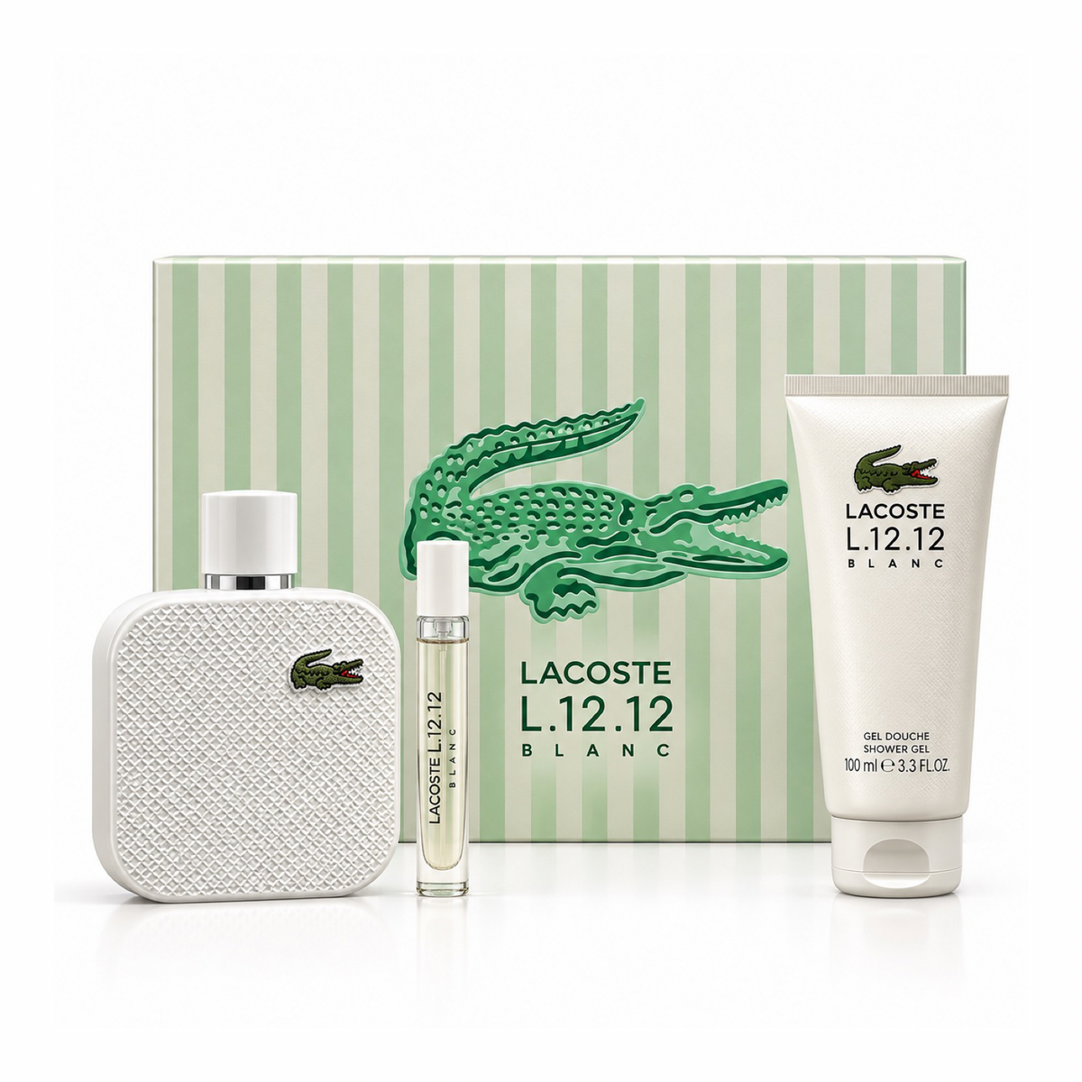 Gift Set Lacoste L.12.12 Blanc 3pcs