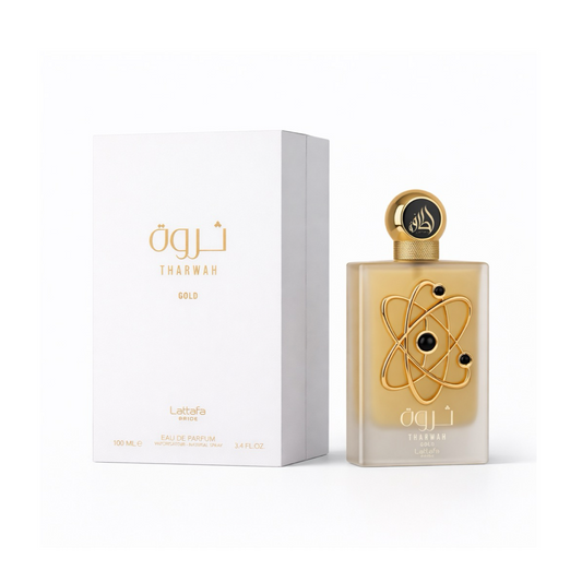 Tharwah Gold By Lattafa 3.4oz