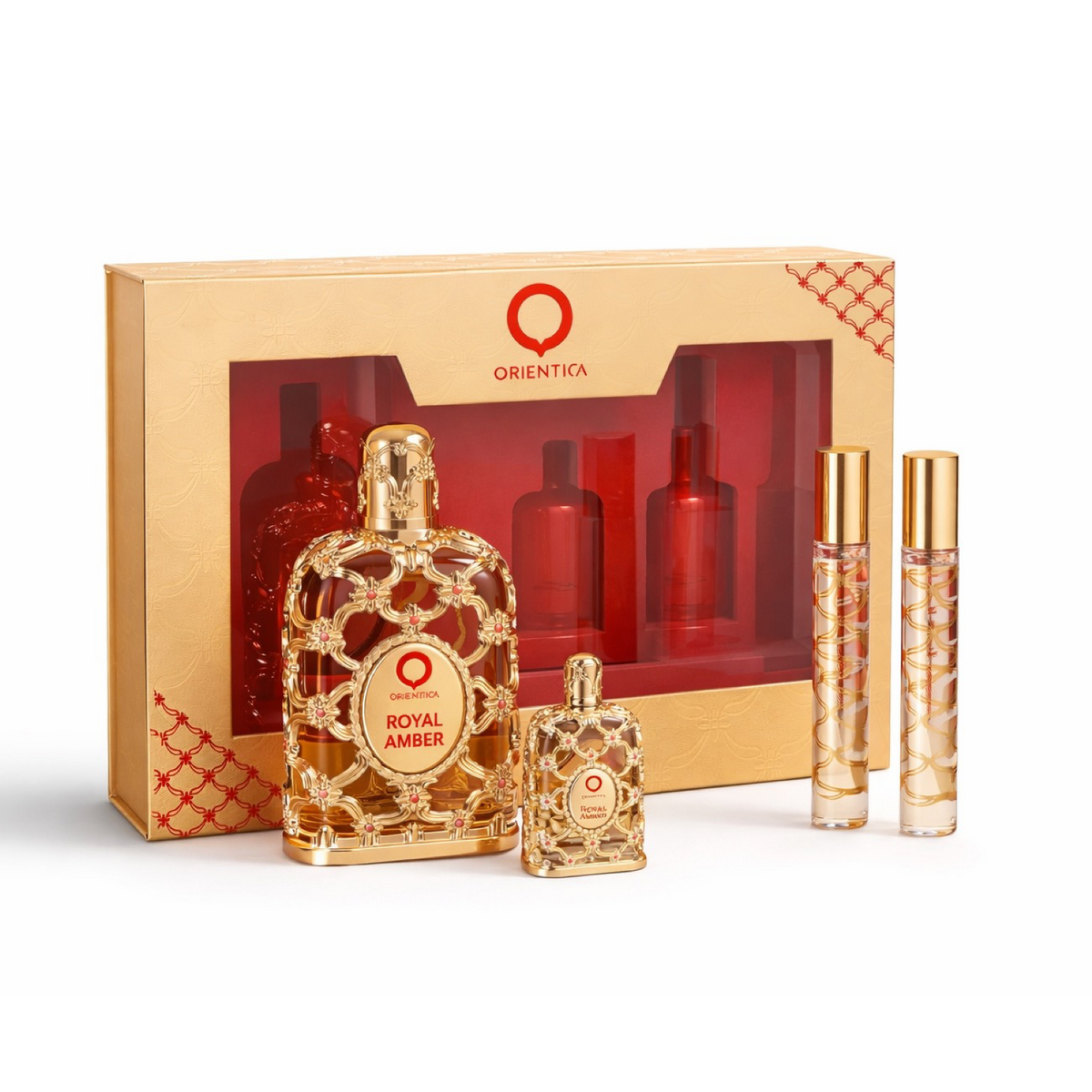 Gift Set Royal Amber by Orientica 4pcs Unisex