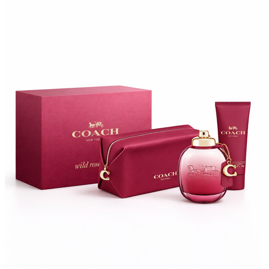 Gift Set Coach Wild Rose for woman