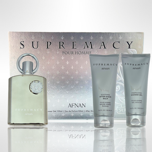 Gift Set Supremacy Silver By Afnan