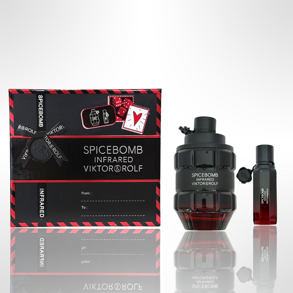 Gift Set Spicebomb Infrared By Viktor Rolf